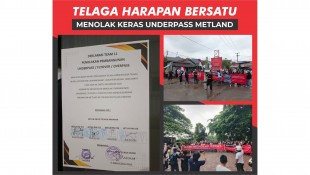 Warga Telaga Harapan Tolak Proyek Underpass Metland, DPRD Siap Ajukan Tiga Alternatif Lokasi