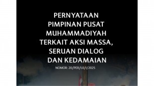 Muhammadiyah Serukan Dialog dan Kedamaian Usai Aksi Massa di Jakarta