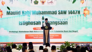 Momen Peringatan Maulid Nabi, Menag Nasaruddin Umar Kenalkan Konsep Ekoteologi