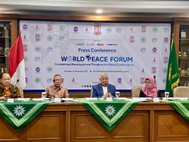 CDCC Gelar World Peace Forum ke-9: Angkat Tema Kolaborasi Wasathiyat Islam dan Tionghoa untuk Perdamaian Dunia