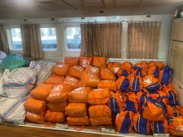 Penyaluran Bantuan ke 5 Wilayah di Aceh Gunakan Jalur Laut