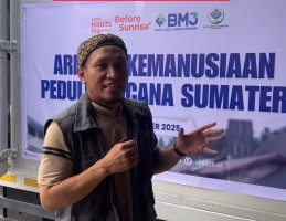 Cerita Ustad Salim A Fillah Bawa Bantuan ke Aceh Tamiang: Korban Bencana Terpaksa Minum Air Banjir