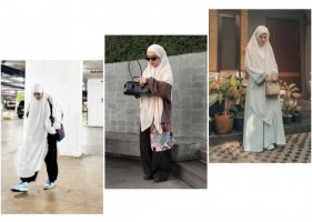 Tanpa Ribet Peniti, Khiban Jadi Gaya Hijab Favorit Ukhti-Ukhti Kalcer