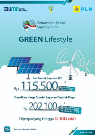 Program Green Lifestyle PLN, Tambah Daya Dapat Harga Spesial