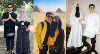 Gaya Serasi bareng Pasangan ala Natta Reza dan Istri