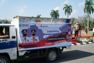 Pemprov Sumsel Gandeng HMI Salurkan Bansos Beras untuk Warga Terdampak Pandemi