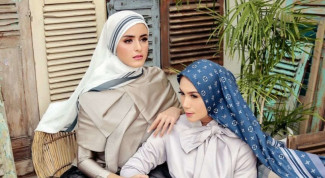 Tampil Merona ala Marini Zumarnis dengan Hijab Segi Empat
