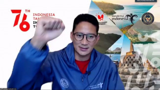 Sandiaga Sebut Kebangkitan Parekraf Sudah di Depan Mata