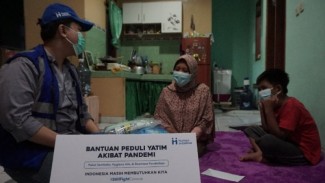 Human Initiative Berikan Beasiswa Anak Yatim Terdampak Pandemi