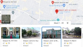 Cara Pakai Google Maps untuk Mencari Masjid Terdekat