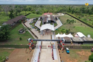 Resmikan PLBN di Sota, Jokowi: Kawasan Perbatasan Merupakan Beranda Terdepan Indonesia