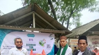 Lazisku dan KB PII Gelar Program Berbagi di Pesantren Bogor