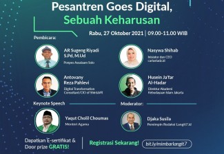 Webinar LANGIT7.ID: Pesantren Goes Digital, Sebuah Keharusan