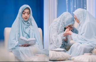 Pengajian Jelang Pernikahan, Ria Ricis Banjir Air Mata