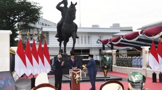 Presiden Jokowi Resmikan Tugu Api Semangat Indonesia Merdeka Tidak Pernah Padam