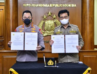 MoU dengan Kementan, Kapolri Dorong Produktivitas Pertanian Ditingkatkan