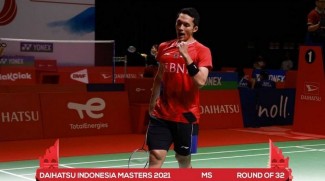 Sungkurkan Wakil Thailand, Jonatan Cristie Melaju ke 16 Besar
