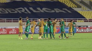 Duel PS Sleman Kontra Bhayangkara FC Berakhir Tanpa Pemenang