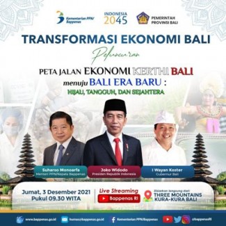 Bappenas Luncurkan Peta Jalan Ekonomi Kerthi Bali dan Master Plan Ulapan