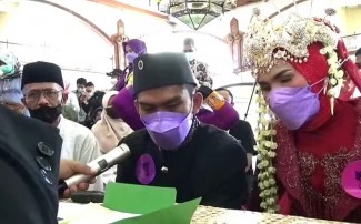 Masjid Pusdai Jabar Gelar Nikah Massal untuk Difabel