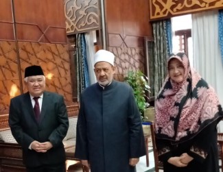 Diterima Syaikh Al-Azhar, Prof Din Sampaikan Piagam Kemanusiaan