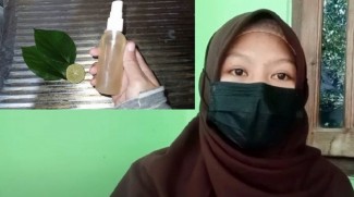 Mahasiswa UNY Membuat Hand Sanitizer Alami dari Daun Sirih dan Jeruk Nipis