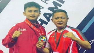 Karateka Lampung Sabet Medali Perak di Kejuaraan Tingkat Asia di Kazakstan