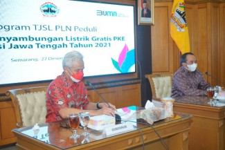PLN dan Pemda Jateng Berkolaborasi Terangi Warga Miskin di Jateng