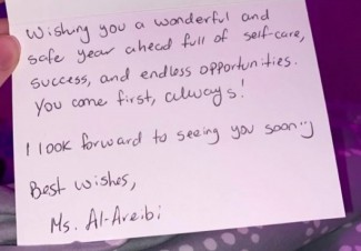 Bakar Semangat di Masa Pandemi, Guru Muslim Kirim Surat ke 80 Murid