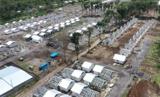 PUPR Bersama Hutama Karya Percepat Pembangunan Huntap di Semeru