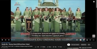 Video Klip Bom Nuklir Nasida Ria Ber-Subtitle Bahasa Rusia, Pesan Damai untuk Putin?