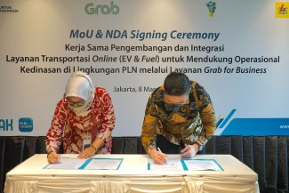 Tekan Operasional Perusahaan, PLN Gandeng Grab sebagai Mitra Transportasi
