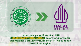 Gantikan Versi MUI, Produk Baru Wajib Pasang Label Halal Indonesia