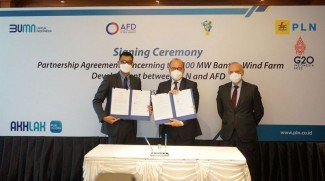 PLN Gandeng AFD Prancis untuk Bangun Pembangkit Tenaga Angin 200 MW di Banten   