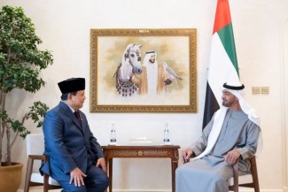 Temui Putra Mahkota Abu Dhabi, Menhan Bahas Industri Pertahanan