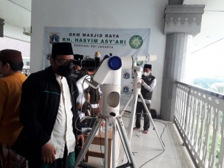 Hilal Tak Terlihat dari Masjid KH Hasyim Asyari