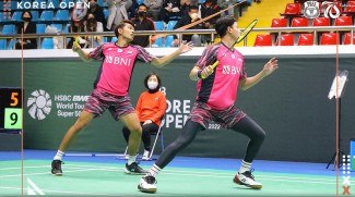 Lewati Pertarungan Sengit, Fajar/Rian Lolos ke Semifinal