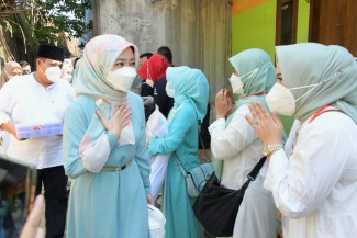 Atalia Tinjau Kontes Juara Anak Soleh di Masjid Al-Istiqomah