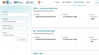 Daftar Rekrutmen Bersama BUMN Mulai 14 April, Ini Ketentuannya