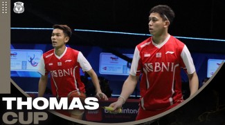 Fajar/Rian Bawa Indonesia Imbangi Singapura 1-1