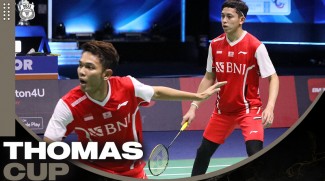 Fajar/Rian Tumbang, Jepang Imbangi Indonesia 2-2