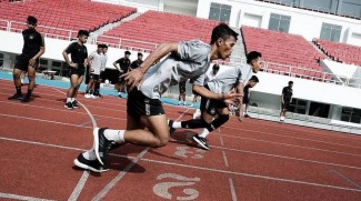 PSIS Semarang Gelar Latihan Fisik di Stadion Jatidiri