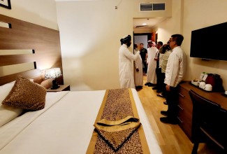 Menag Tinjau Hotel Jemaah Haji Dekat Masjid Nabawi
