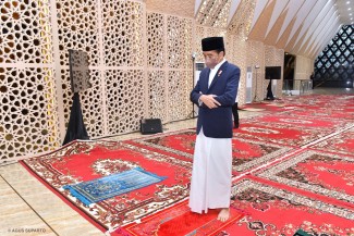 Diresmikan Jokowi, Masjid At-Taufiq Adopsi Bangunan Minangkabau