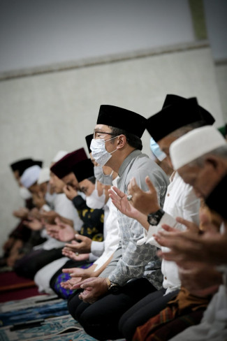 Ini Pesan AHY Saat Takziah ke Kediaman Ridwan kamil