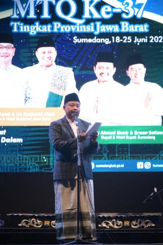 Pembukaan MTQ ke- 37, Ini Pesan Wagub Uu Ruzhanul Ulum