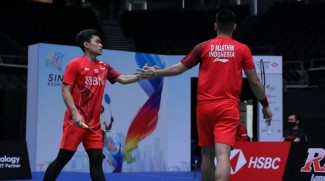 Tumbangkan Fajar Alfian/M Rian, Leo Rolly/Daniel Marthin Juara Singapore Open 2022