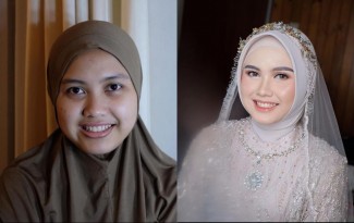 MUA Syari Asal Bandung Punya Paket Retouch Agar Wudhu Tetap Sah