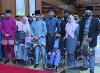 Dua Hafiz Difabel Indonesia Pukau Sultan Brunei Darussalam