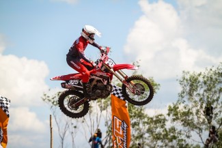Dua Crosser Honda Kuasai Podium IndoMX National Championship